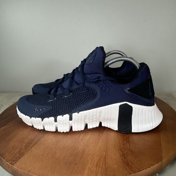 Nike Free Metcon 4 College Navy/White Mens Size 8.5 Training Sneakers CT3886-491 - Picture 1 of 7